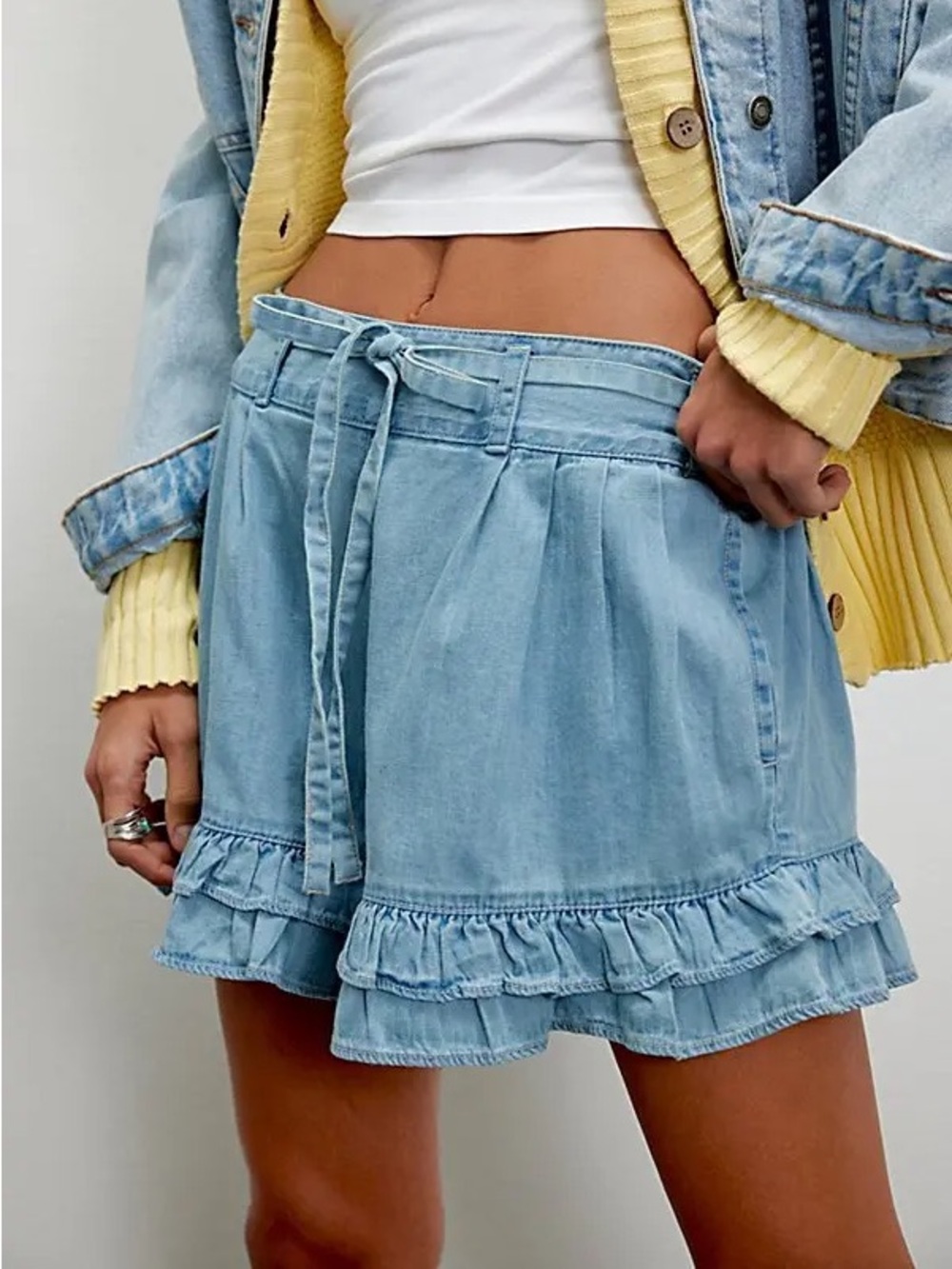 We The Free Naples Denim Shorts